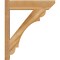 Ekena Millwork Olympic Slat Rough Sawn Outlooker, Western Red Cedar, 6"W x 22"D x 26"H OUT06X22X26OLY06RWR - alternate 3